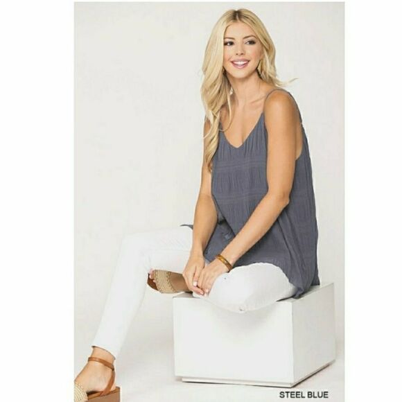 Breezy Boho Cami Tank Top - Picture 2 of 9